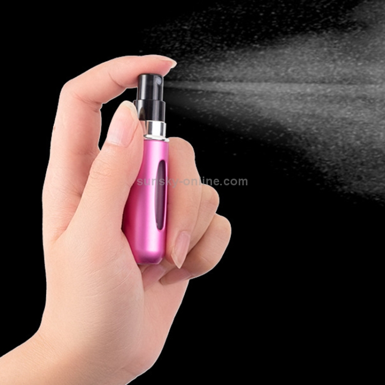 1 Pezzo 5ml Bottiglia Di Ricarica Di Profumo Per Viaggio, Ricaricabile Dal  Fondo, Atomizzatore A Spruzzo Portatile Con Contenitore Vuoto Disponibile  In Nero, Oro E Rosa