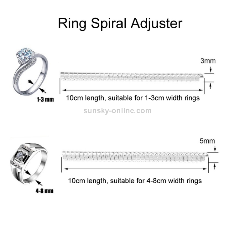 Tighteners Invisible Ring Size Adjuster Set Reducer Pad Resizing Jewelry  Tool