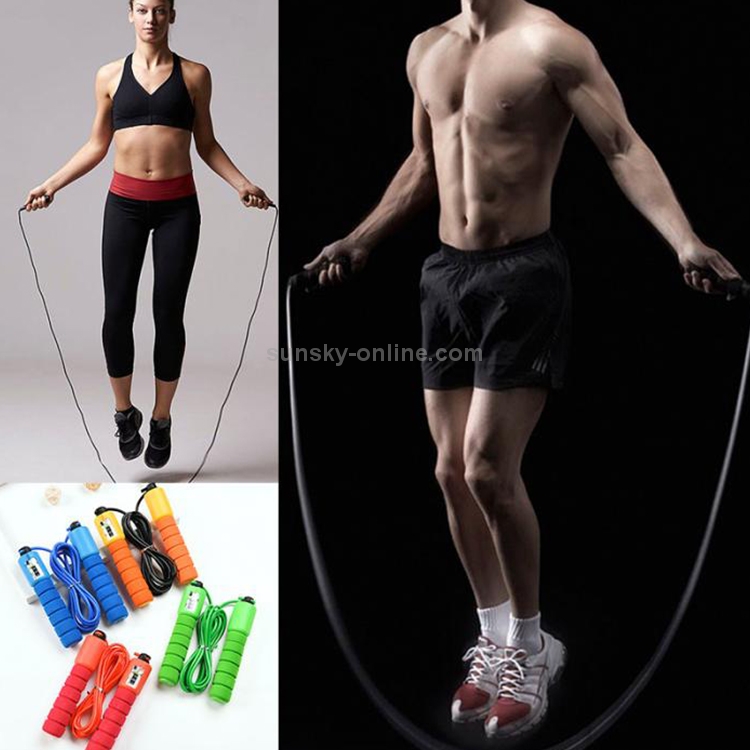 Corde à sauter sportive, corde à sauter sans fil avec compteur, corde à  sauter de fitness vitesse corde à sauter