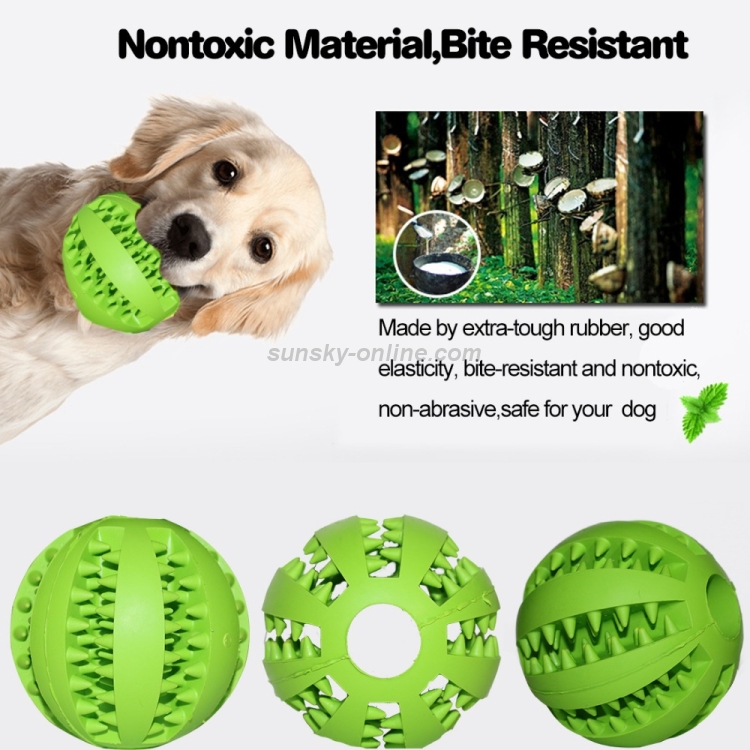 5cm 7cm Pet Dog Toy Interactive Rubber Balls for Small Large Dogs Puppy Cat  Chewing Toys