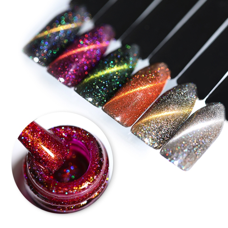 UR SUGAR Holographic Glitter Magnetic Gel Magnet Cat Eye Laser ...