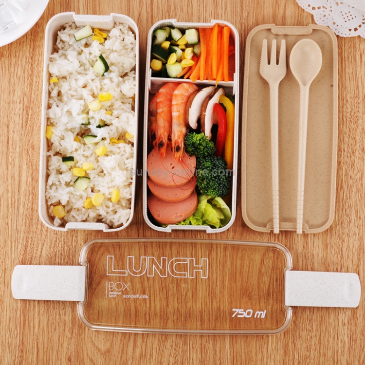 Large Bento Lunch Box with 5 Compartments, Lunch Bag Included - WEI GLOBAL  Online Store