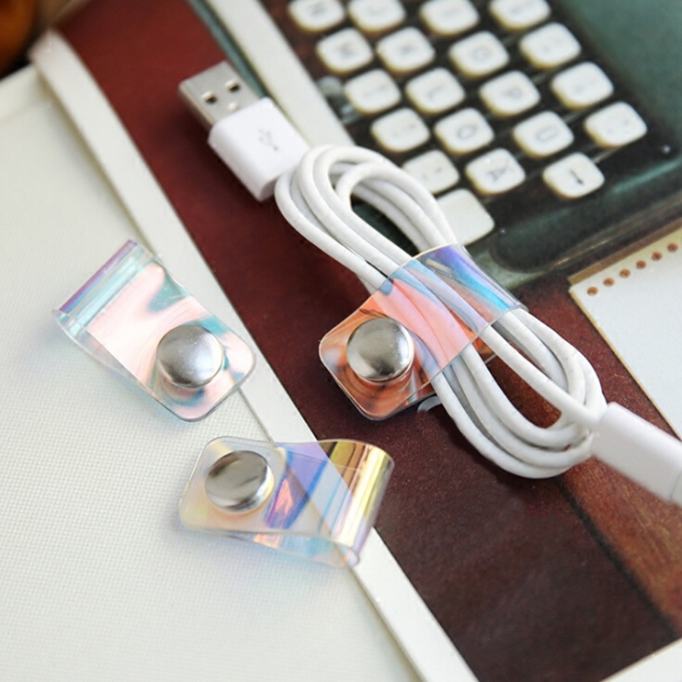 10 PCS Portable Universal Earphone Winder Mobile Data Cable Storage Buckle 10 PCS Portable Universal Earphone Winder Mobile Data Cable Storage Buckle