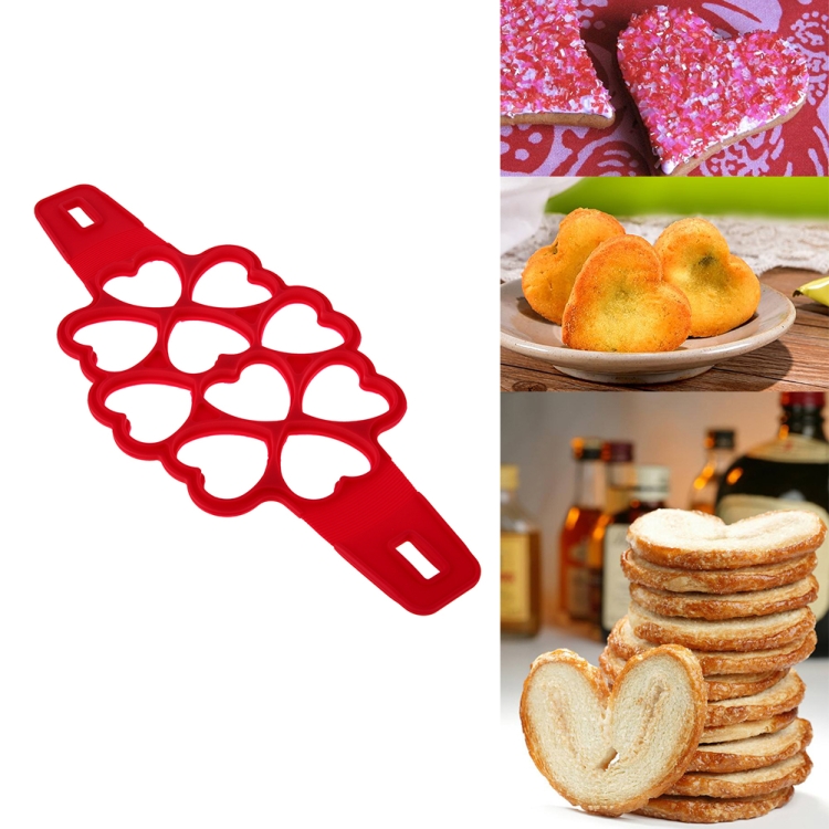 Egg Pancake Maker strumento di cottura antiaderente cuore tondo