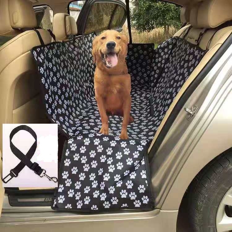 Housse de siège de voiture pour chien, tapis arrière, coussin en maille,  protection de coussin, hamac avec fermeture éclair et poche pour animaux de  compagnie lors du voyage