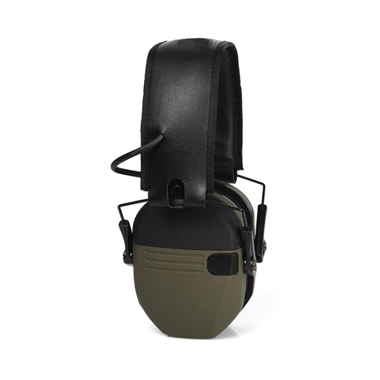 Outdoor Hunting Tactical Noise Cancelling Earphones Electronic Shooting Hearing Protection Foldable Earmuffs(Green)