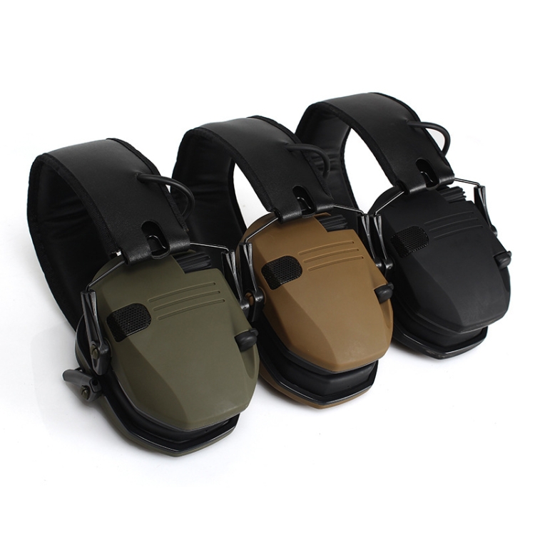 Outdoor Hunting Tactical Noise Cancelling Earphones Electronic Shooting Hearing Protection Foldable Earmuffs(Green)