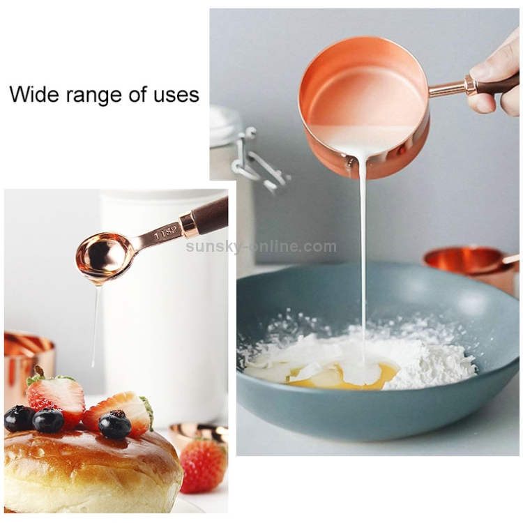 SET OF 4 MEASURING CUPS - Copper