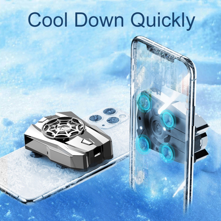 Mobile Phone Physical Fan Cooler Portable Suction Cup Phone Fast Radiator(Black) Mobile Phone Physical Fan Cooler Portable Suction Cup Phone Fast Radiator(Black)