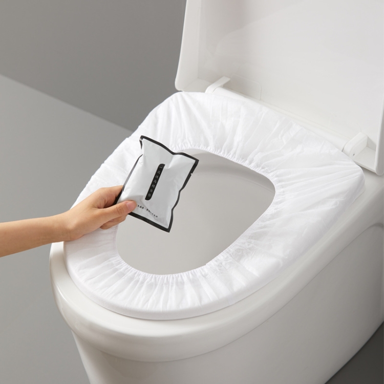 50 Pcs Disposable Toilet Seat Cushion Travel Portable Cover Household Random Colour Delivery - Portable Toilet Seat Cushion