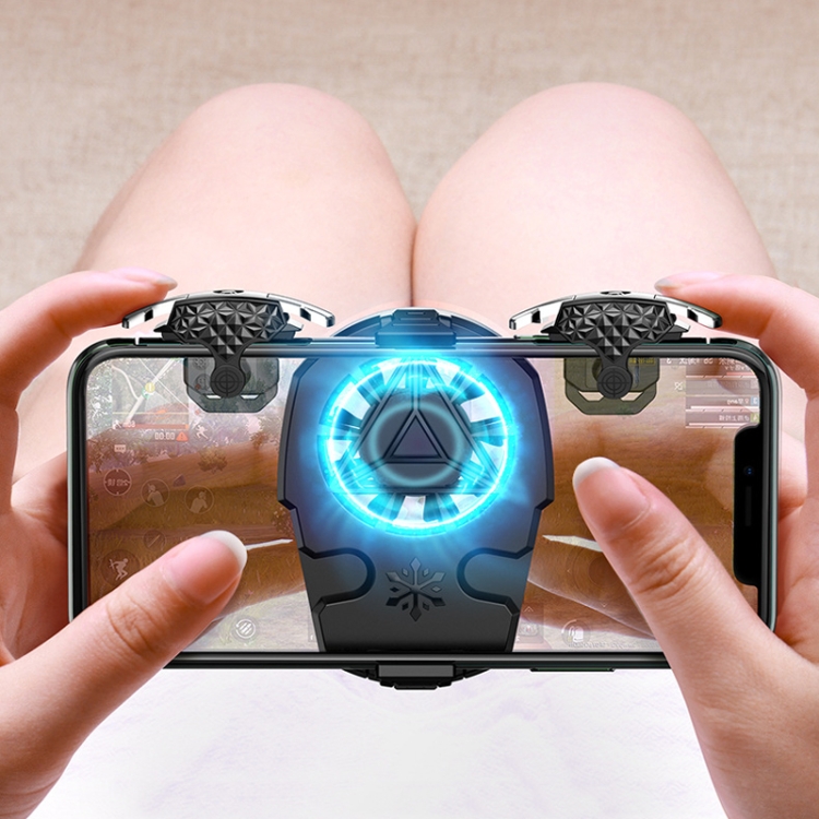 Z02 All-In-One Wind Cooling Mobile Phone Radiator Game Auxiliary Button Shooting Handle, Style:Single Radiator(Plug-in Model) Z02 All-In-One Wind Cooling Mobile Phone Radiator Game Auxiliary Button Shooting Handle, Style:Single Radiator(Plug-in Model)