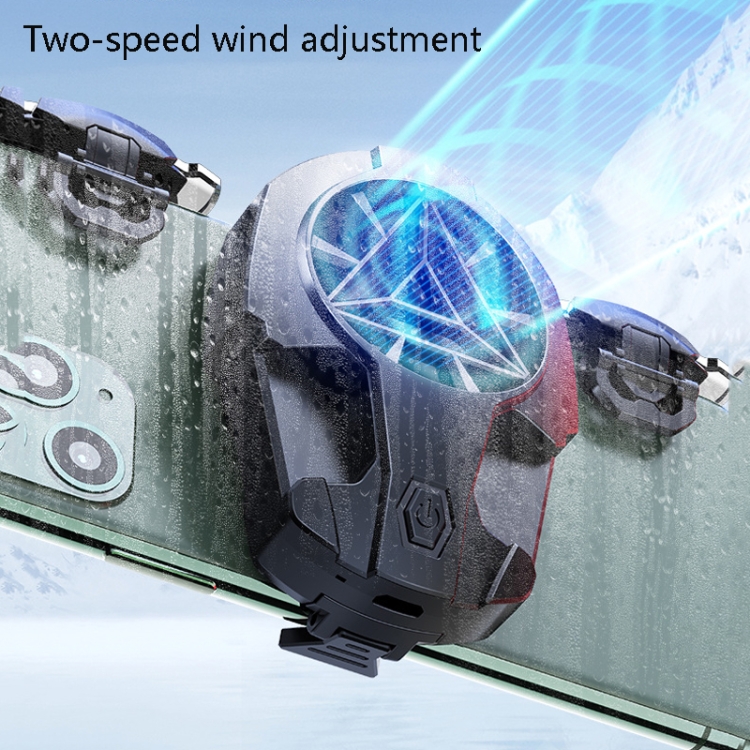 Z02 All-In-One Wind Cooling Mobile Phone Radiator Game Auxiliary Button Shooting Handle, Style:Single Radiator(Plug-in Model) Z02 All-In-One Wind Cooling Mobile Phone Radiator Game Auxiliary Button Shooting Handle, Style:Single Radiator(Plug-in Model)