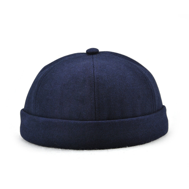 Hats g12788 iron mark street melon skullcap retro flanged landlord hat  without eaves size: 58cm black 