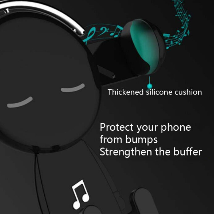 Mobile Phone Holder Car Air Outlet Car Phone Holder Cartoon Navigation Mobile Phone Holder(Black) Mobile Phone Holder Car Air Outlet Car Phone Holder Cartoon Navigation Mobile Phone Holder(Black)