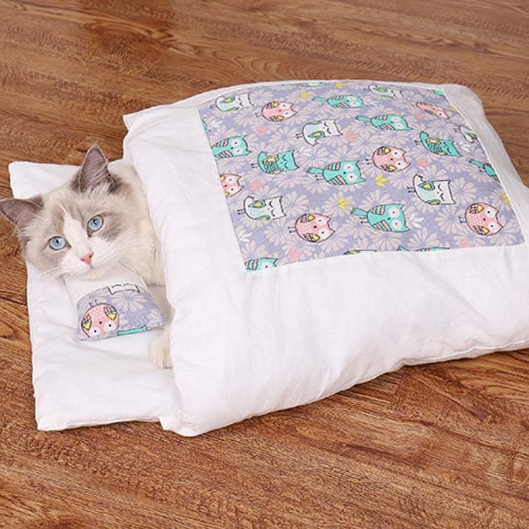Closed Removable and Washable Cat Litter Sleeping Bag Winter Warm Dog