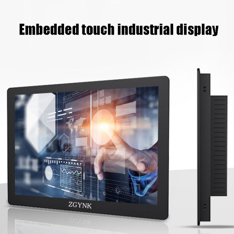 Pantalla industrial ZGYNK KQ101 HD Embedded Display, Tamaño: 15,6 pulgadas, Estilo: Resistivo - B3