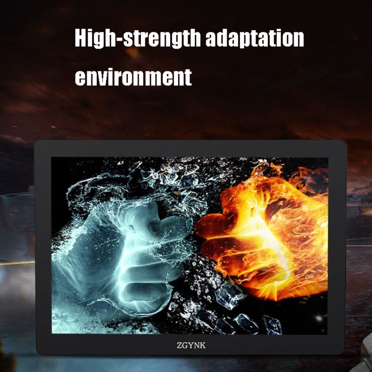 Pantalla industrial ZGYNK KQ101 HD con pantalla integrada, tamaño: 15,6 pulgadas, estilo: capacitivo - B7