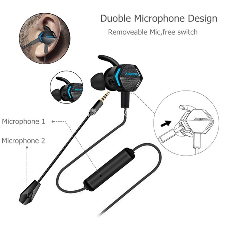 XIBERIA MG-2 Gaming Mobile Computer Headset, Cable Length: 1.2 M XIBERIA MG-2 Gaming Mobile Computer Headset, Cable Length: 1.2 M