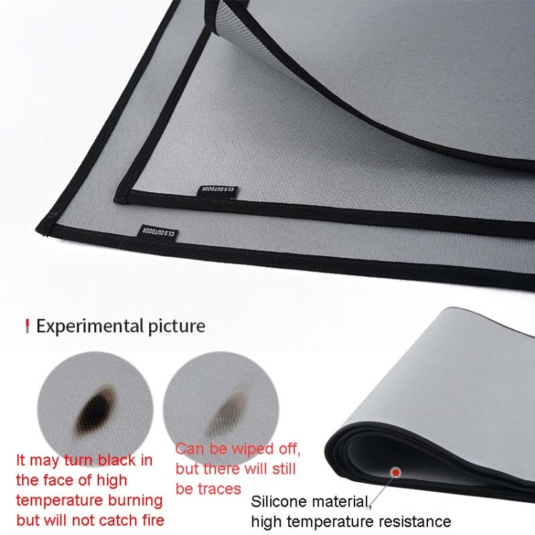 Home Insulation Mat Flame Retardant Cotton Paper High Temperature Resistant Material Indoor Fireproof Mat Lawn Patio Fireproof Mat Barbecue Fireproof Cloth