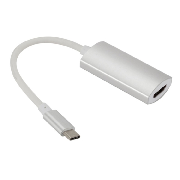 TH002 Type-C To 4K HDMI Adapter Cable For Mac(Silver) TH002 Type-C To 4K HDMI Adapter Cable For Mac(Silver)
