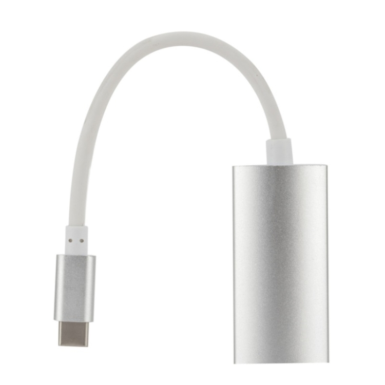 TH002 Type-C To 4K HDMI Adapter Cable For Mac(Silver) TH002 Type-C To 4K HDMI Adapter Cable For Mac(Silver)
