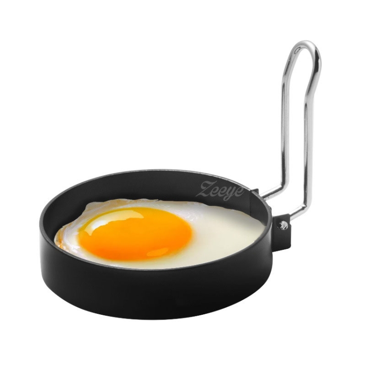 Moule à œufs, anneau à œufs, œuf au plat, moule à œufs, pour la poêle avec  brosse en