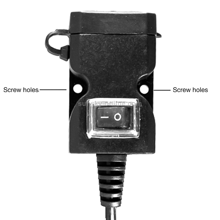Chargeur de moto à double Port USB 12V, chargeur de guidon étanche,  adaptateur 5V 1A/2