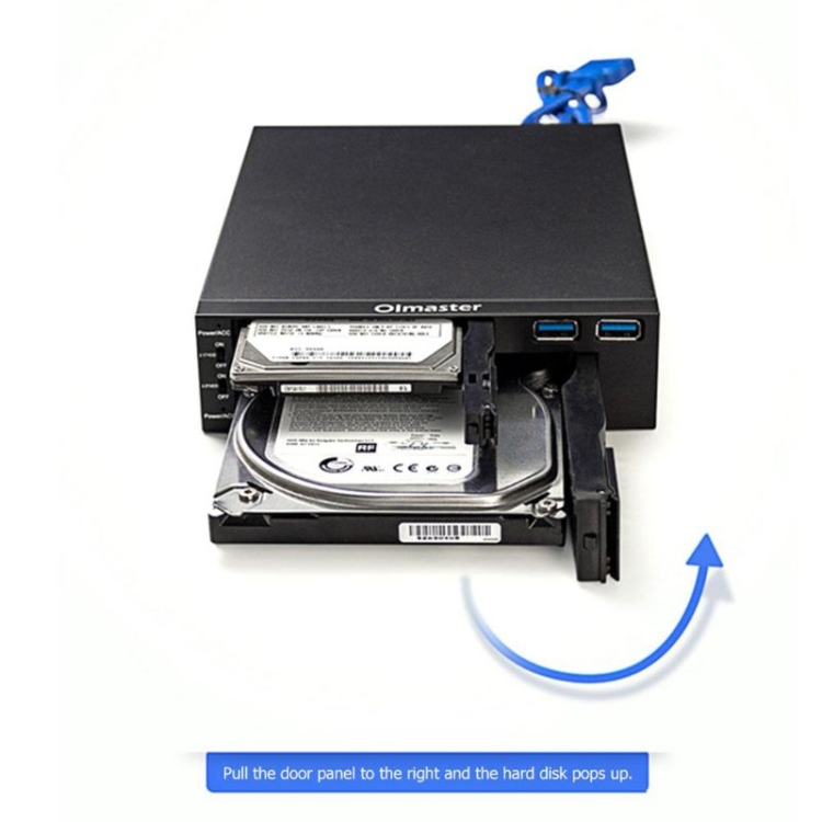 Oimaster MR6203 Double Bay Optical Drive Hard Drive Box Hard Drive Bracket
