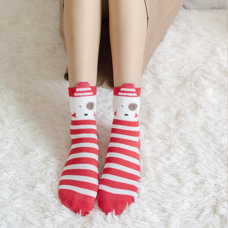 5 Pairs Christmas Socks Men Women Stockings Personality Cotton Socks Middle  Tube Socks, Size: One Size(Random Style Delivery)