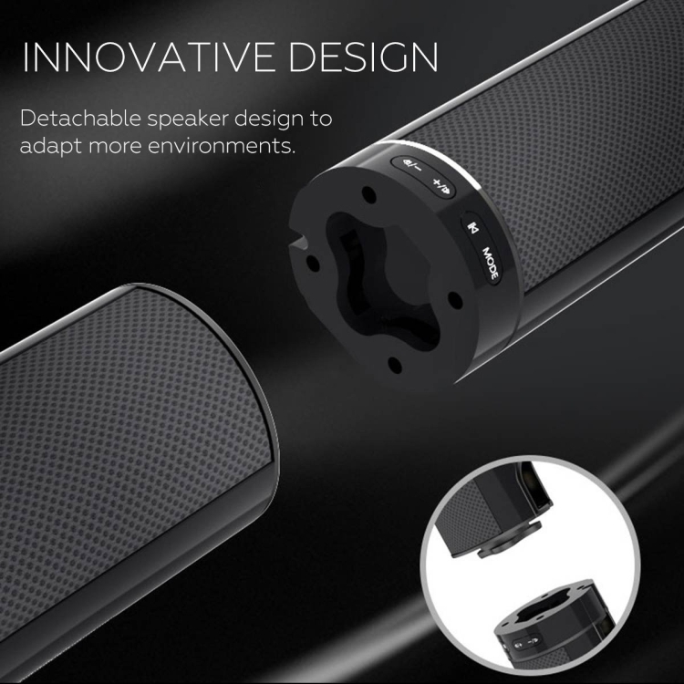LP-1807 Echo Wall Home Theater Surround Stereo Speaker Soundbar, Plug Type:UK Plug(Black) LP-1807 Echo Wall Home Theater Surround Stereo Speaker Soundbar, Plug Type:UK Plug(Black)