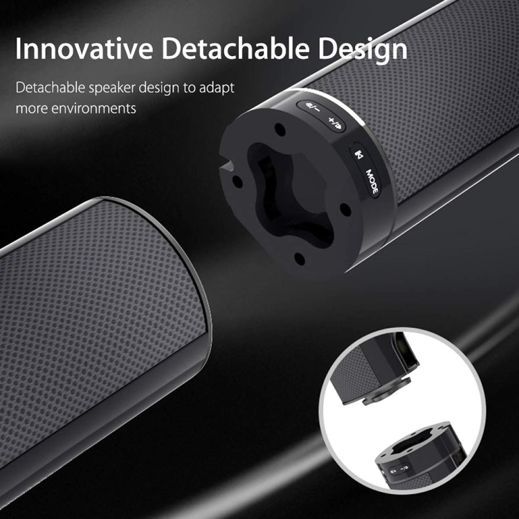 LP-1807P 45W Home Theater Audio Subwoofer Echo Wall Soundbar, Plug Type:US Plug(Black) LP-1807P 45W Home Theater Audio Subwoofer Echo Wall Soundbar, Plug Type:US Plug(Black)