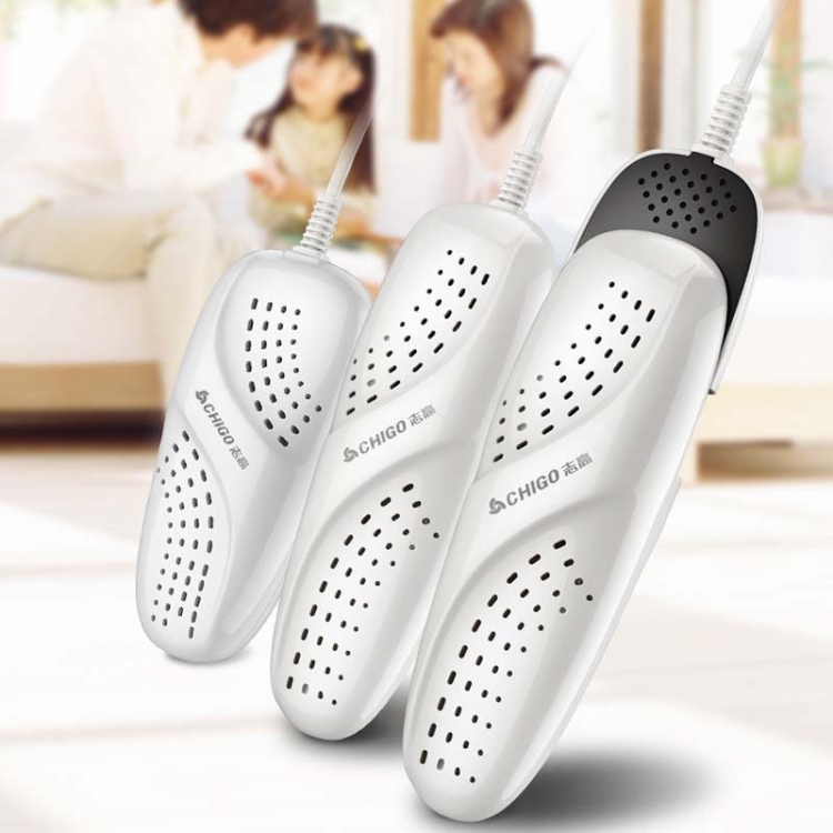 Asciuga scarpe Chigo 220V Asciugascarpe caldo per adulti e bambini, spina  CN, stile: bambini bianco