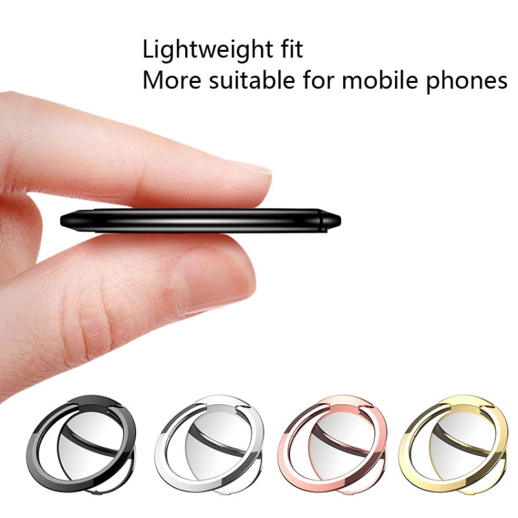 10 PCS Mobile Phone Ring Holder Creative Metal Ring Buckle Holder(Black) 10 PCS Mobile Phone Ring Holder Creative Metal Ring Buckle Holder(Black)