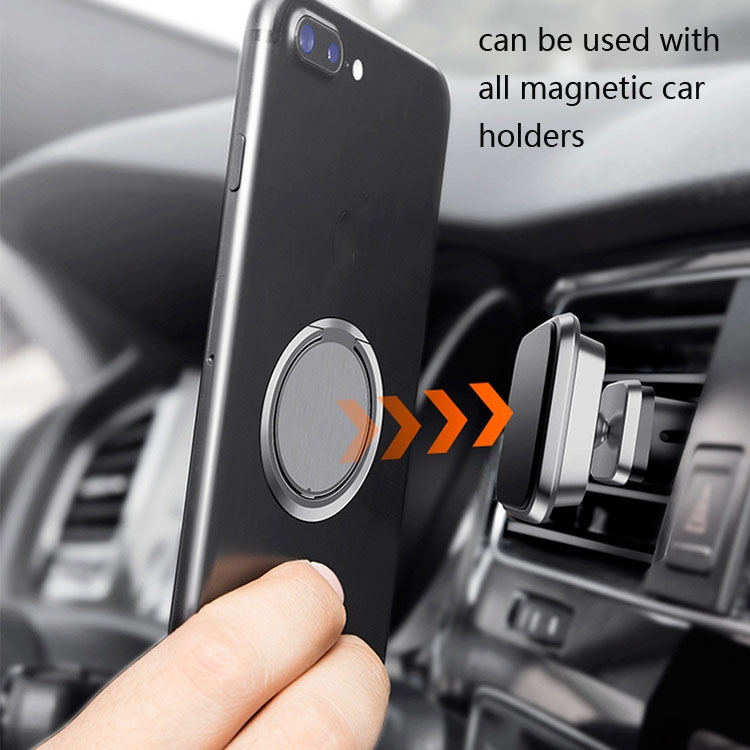 10 PCS Mobile Phone Ring Holder Creative Metal Ring Buckle Holder(Black) 10 PCS Mobile Phone Ring Holder Creative Metal Ring Buckle Holder(Black)