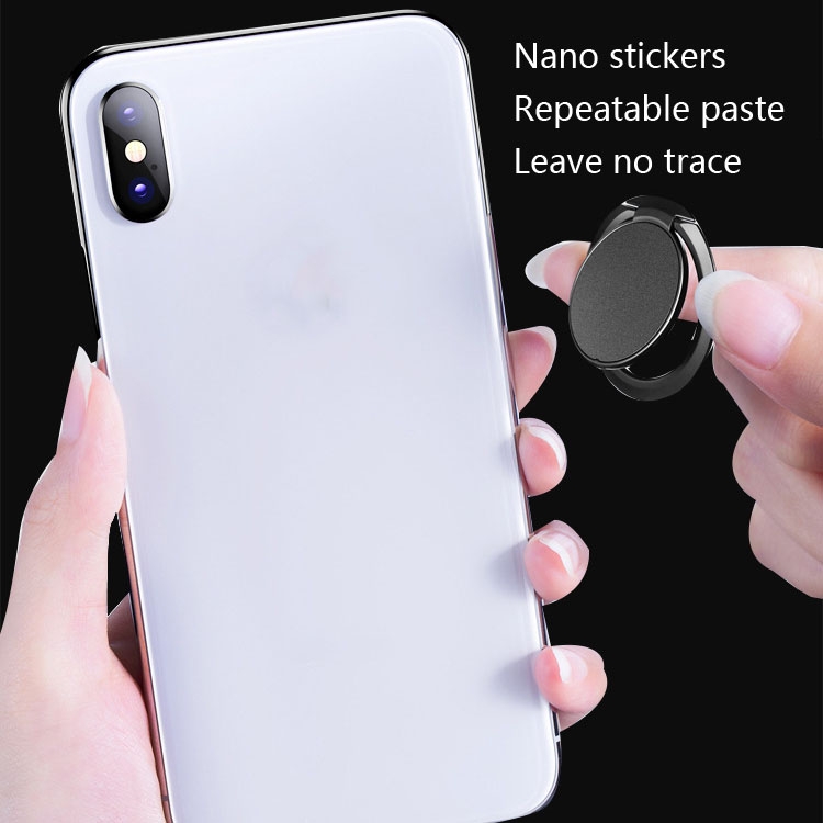 10 PCS Mobile Phone Ring Holder Creative Metal Ring Buckle Holder(Black) 10 PCS Mobile Phone Ring Holder Creative Metal Ring Buckle Holder(Black)