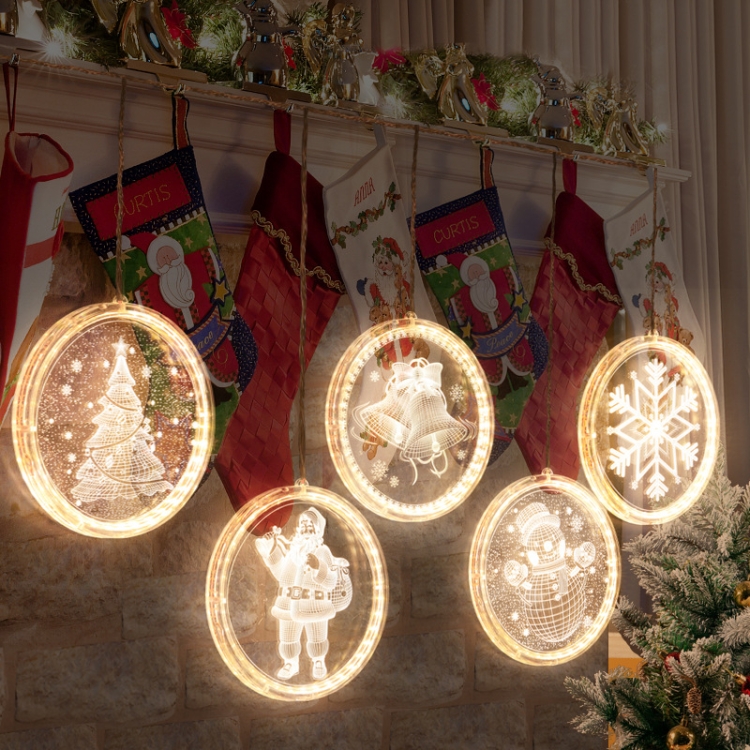 LED String Lights Christmas Decoration Lights Holiday Decoration Curtains  USB Lights, Style: Remote Control