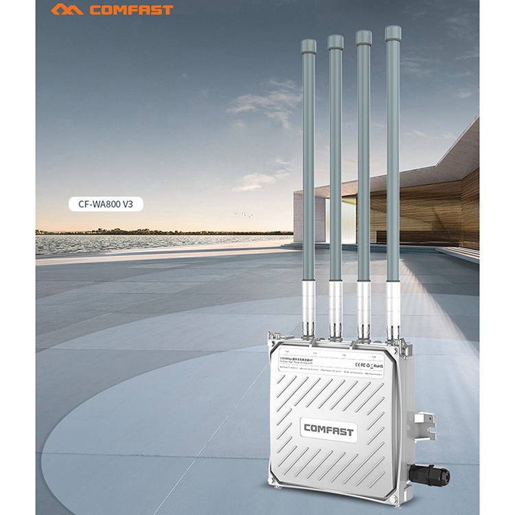 COMFAST CF-WA800 V3 1300Mbps Repetidor de amplificador de señal de estación base inalámbrica WiFi para exteriores - 5