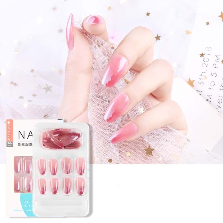 5 Sets Wear Nail Art Christmas Ballet Fake Nails Finished Product Removable Wear Nail(F741-8)