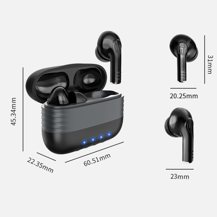 M30 TWS ANC Noise Cancelling In-Ear Binaural Battery Display Wireless Bluetooth Earphone(Black) M30 TWS ANC Noise Cancelling In-Ear Binaural Battery Display Wireless Bluetooth Earphone(Black)
