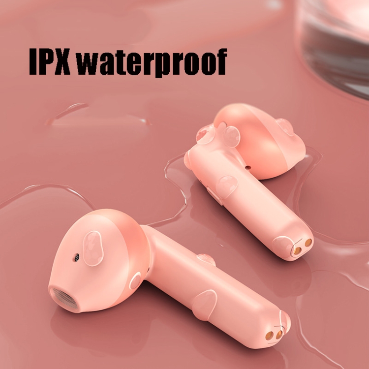 TWS Noise Cancelling Waterproof Smart Touch Wireless Bluetooth Headset(Cherry Blossom Powder) TWS Noise Cancelling Waterproof Smart Touch Wireless Bluetooth Headset(Cherry Blossom Powder)