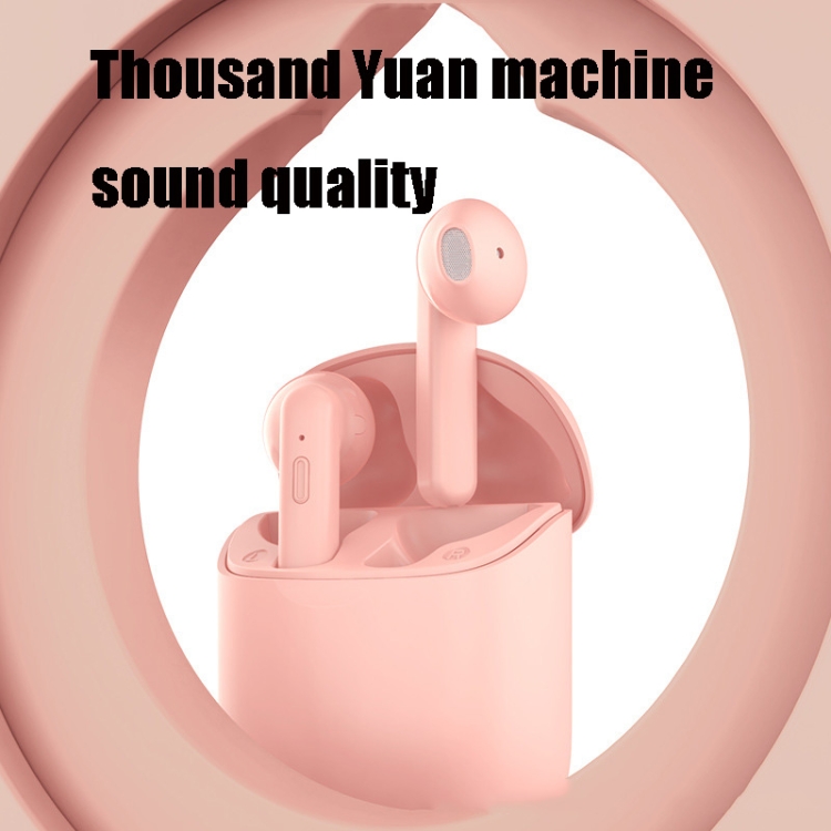 TWS Noise Cancelling Waterproof Smart Touch Wireless Bluetooth Headset(Cherry Blossom Powder) TWS Noise Cancelling Waterproof Smart Touch Wireless Bluetooth Headset(Cherry Blossom Powder)