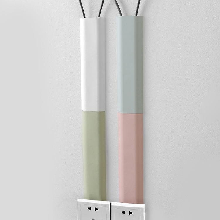 BF1805 5 PCS Plastic Concealed Cable Stick-On Cable Management Box(Pink)