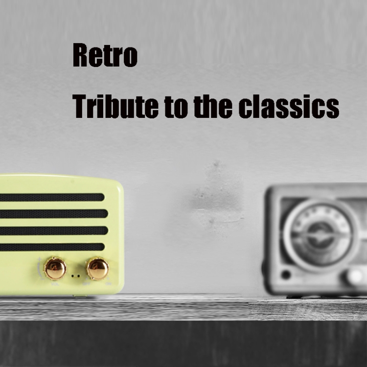 T5 Retro Gramophone Bluetooth Speaker Portable Wireless Outdoor Mini Speaker(Blue)