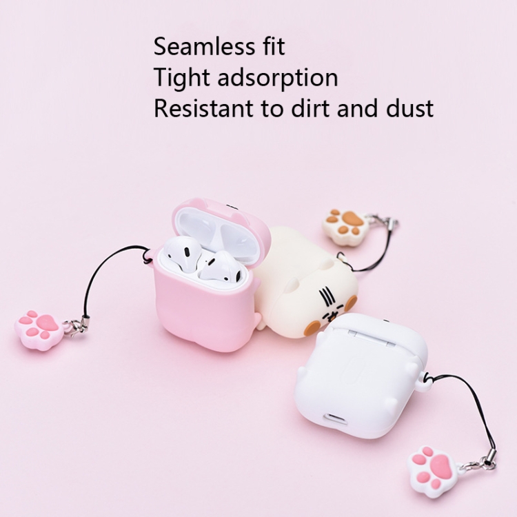 5 PCS ICARER FAMILY Earphone Protective Sleeve Case for Apple AirPods 1/2(White) 5 PCS ICARER FAMILY Earphone Protective Sleeve Case for Apple AirPods 1/2(White)
