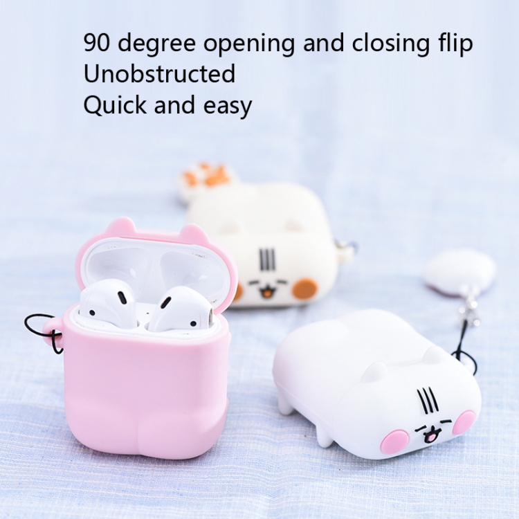 5 PCS ICARER FAMILY Earphone Protective Sleeve Case for Apple AirPods 1/2(White) 5 PCS ICARER FAMILY Earphone Protective Sleeve Case for Apple AirPods 1/2(White)