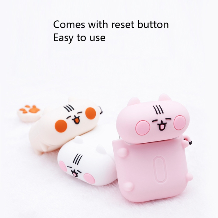 5 PCS ICARER FAMILY Earphone Protective Sleeve Case for Apple AirPods 1/2(White) 5 PCS ICARER FAMILY Earphone Protective Sleeve Case for Apple AirPods 1/2(White)