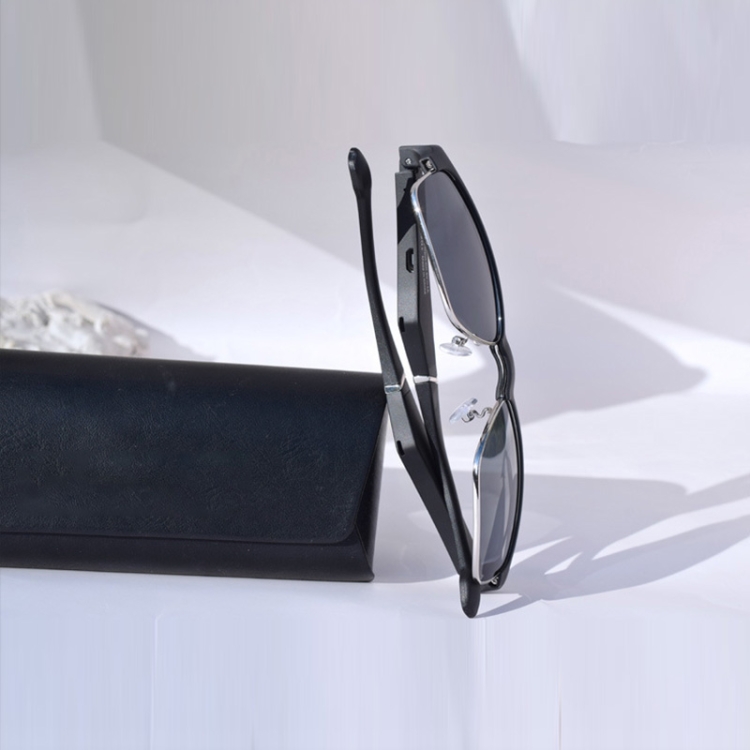 Anti-Blue Light Sports Wireless Stereo Smart Bluetooth Glasses Earphone, Colour: K2 Transparent Black Silver Anti-Blue Light Sports Wireless Stereo Smart Bluetooth Glasses Earphone, Colour: K2 Transparent Black Silver