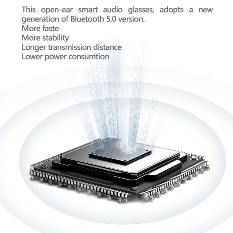 F002 Binaural Mini Smart Call Waterproof Bluetooth Glasses Earphone(Transparent) F002 Binaural Mini Smart Call Waterproof Bluetooth Glasses Earphone(Transparent)