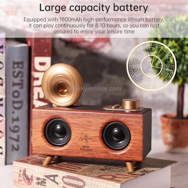 B6 Wooden Double Speakers Wireless Bluetooth Speaker Subwoofer Portable Outdoor Radio 3D Surround Small Speaker(Light Wood) B6 Wooden Double Speakers Wireless Bluetooth Speaker Subwoofer Portable Outdoor Radio 3D Surround Small Speaker(Light Wood)