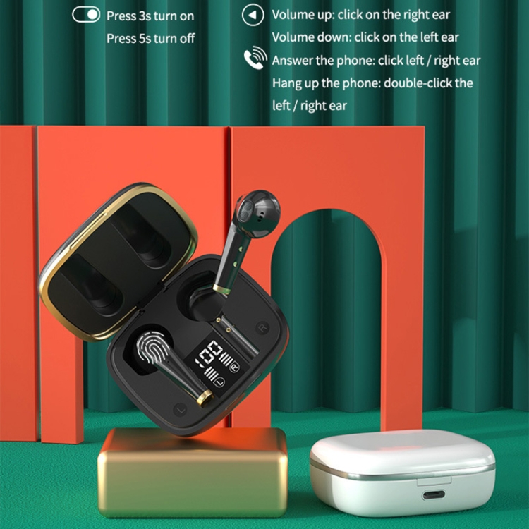 IQD30 TWS Noise Cancellation Sports In-Ear Touch Wireless Bluetooth Earphone(Black) IQD30 TWS Noise Cancellation Sports In-Ear Touch Wireless Bluetooth Earphone(Black)
